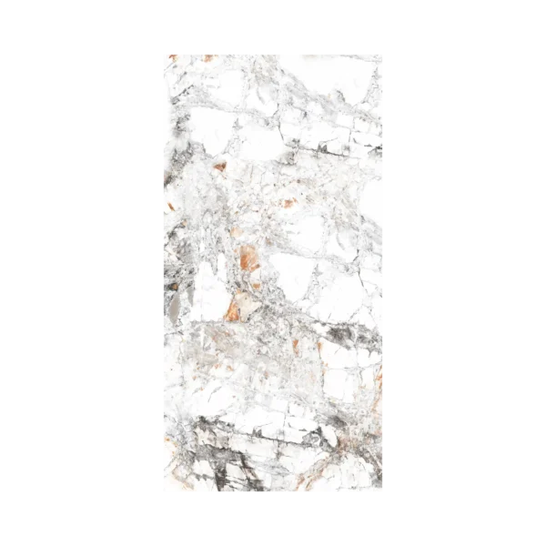 I'M Patagonia Weiss Veiny Glänzend 60x120 cm – Premium Feinsteinzeug in luxuriöser Marmoroptik – Bild 2
